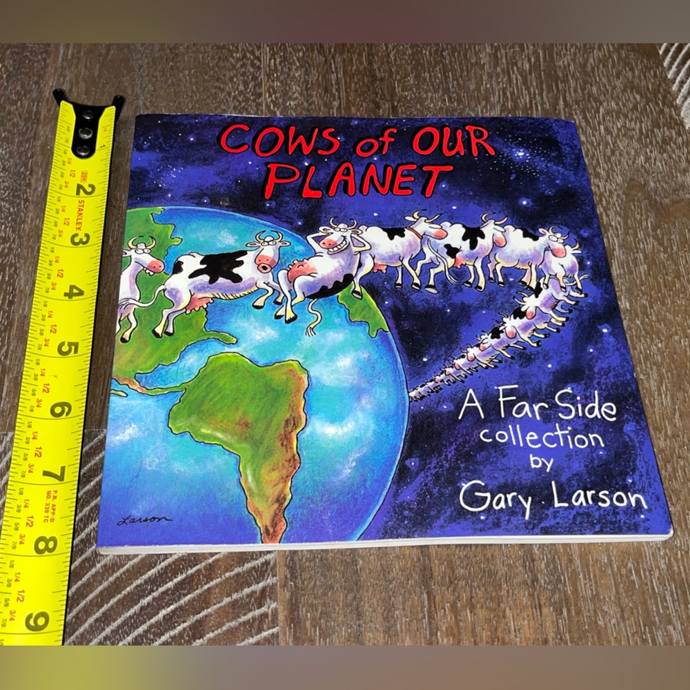 Cows of our Planet Books by Gary Larson Comic Book Paperback